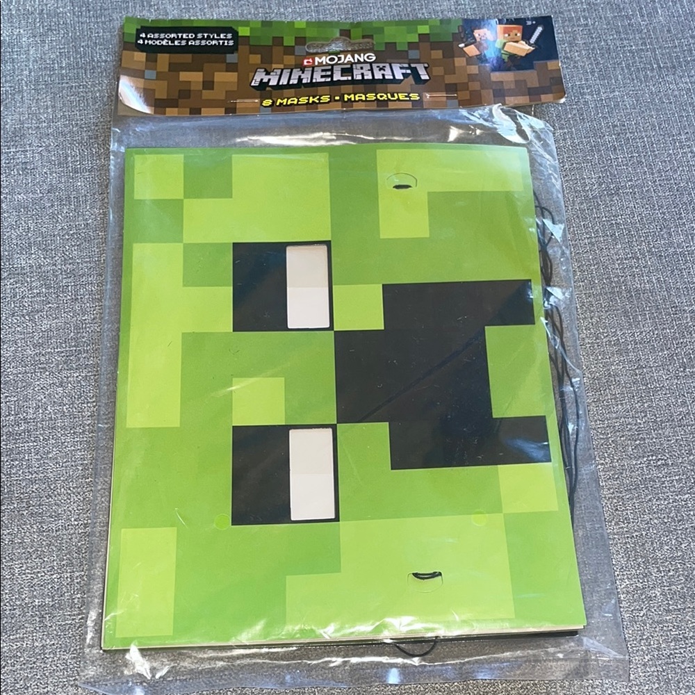 Minecraft Assorted Birthday Party Masks
